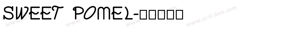 SWEET POMEL字体转换